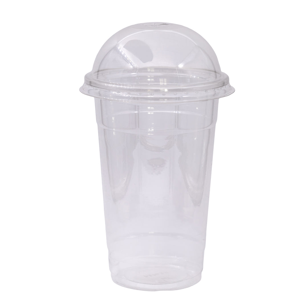 Plastics Cup + Lid 650ml COMBO