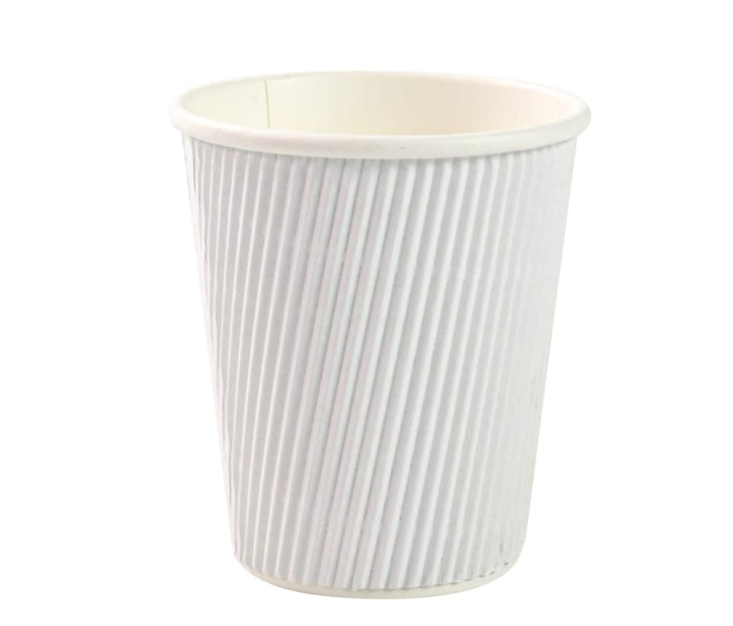 Coffee Ripple Cup 350ml Brown/ White/ Black