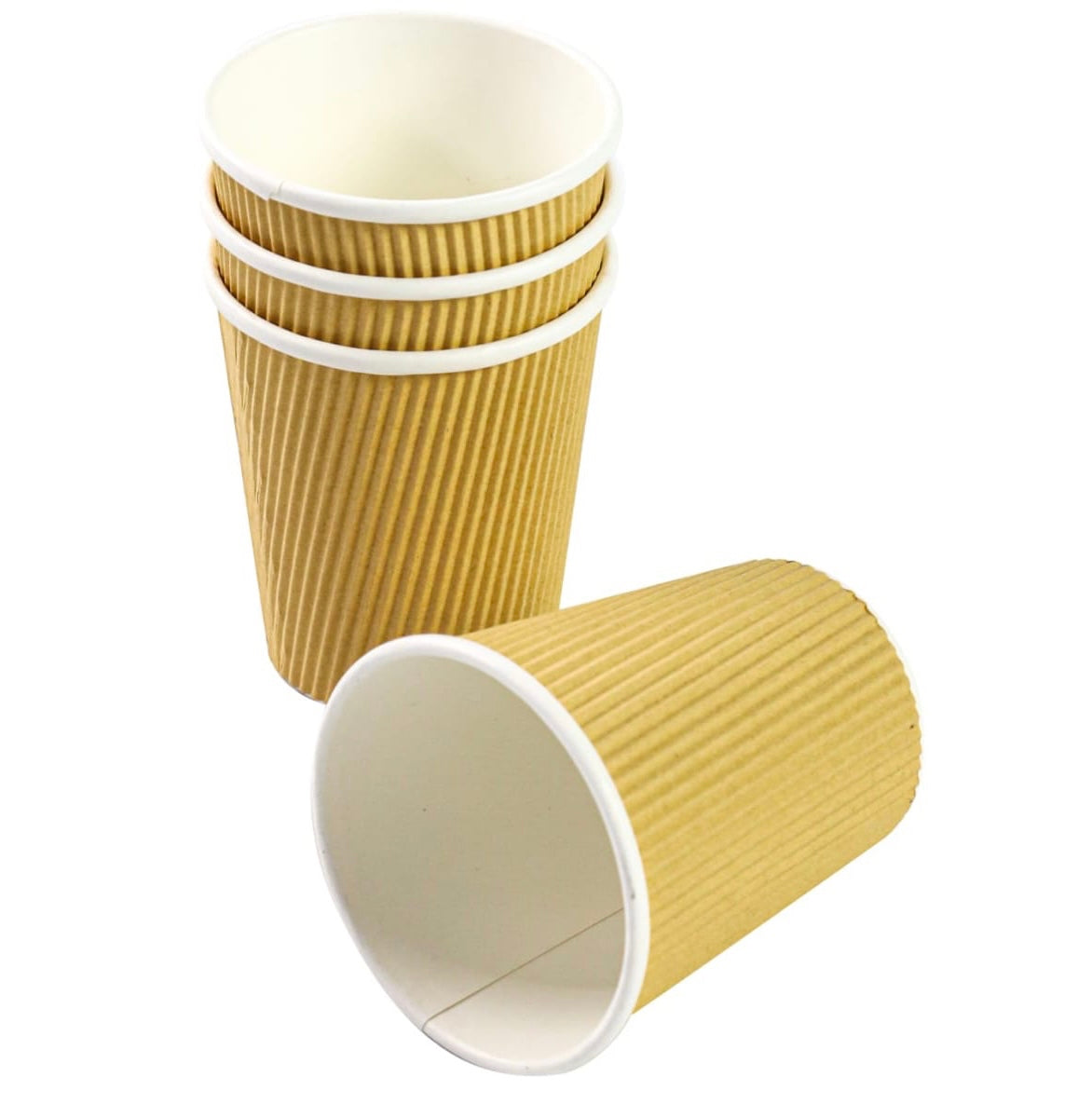 Coffee Ripple Cup 250ml Brown/ White/ Black