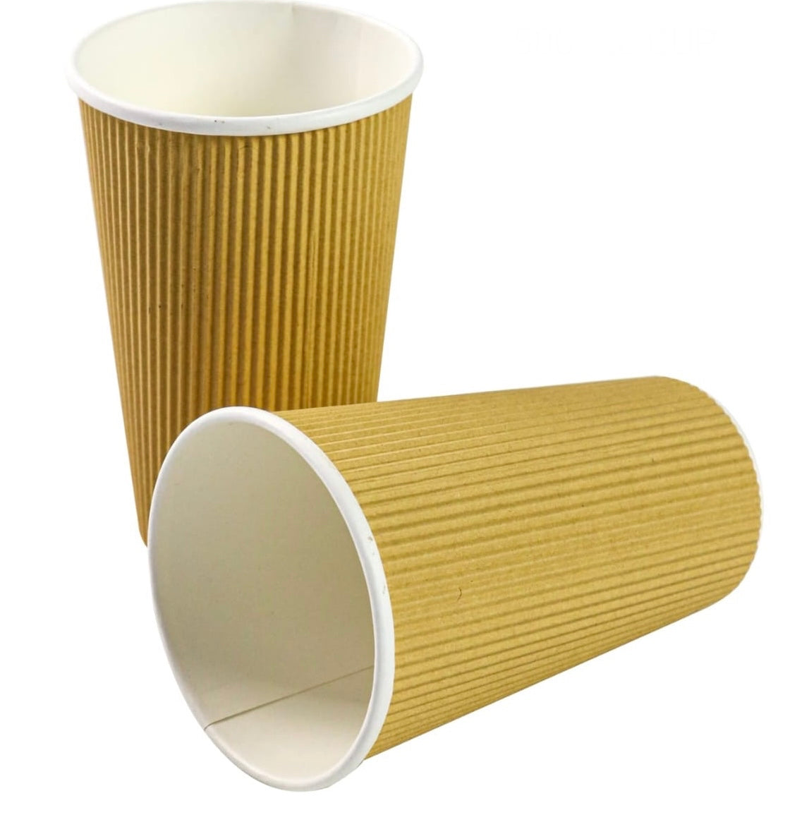 Coffee Ripple Cup 500ml Brown/ White/ Black