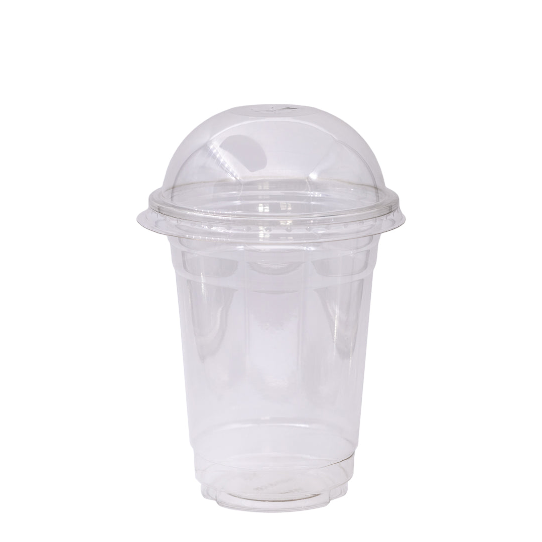 Plastic Cup + Lid 500ml COMBO