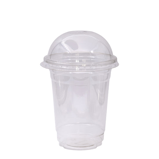 Plastic Cup + Lid 500ml COMBO