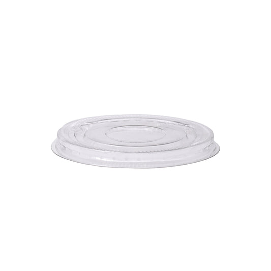 Plastic Flat Lid (Straw Cut)